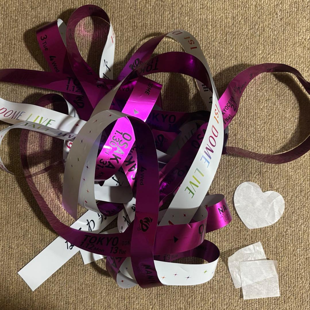 なにわ男子 1st DOME LIVE VoyAGE 銀テープ 紫&落下物 - メルカリ