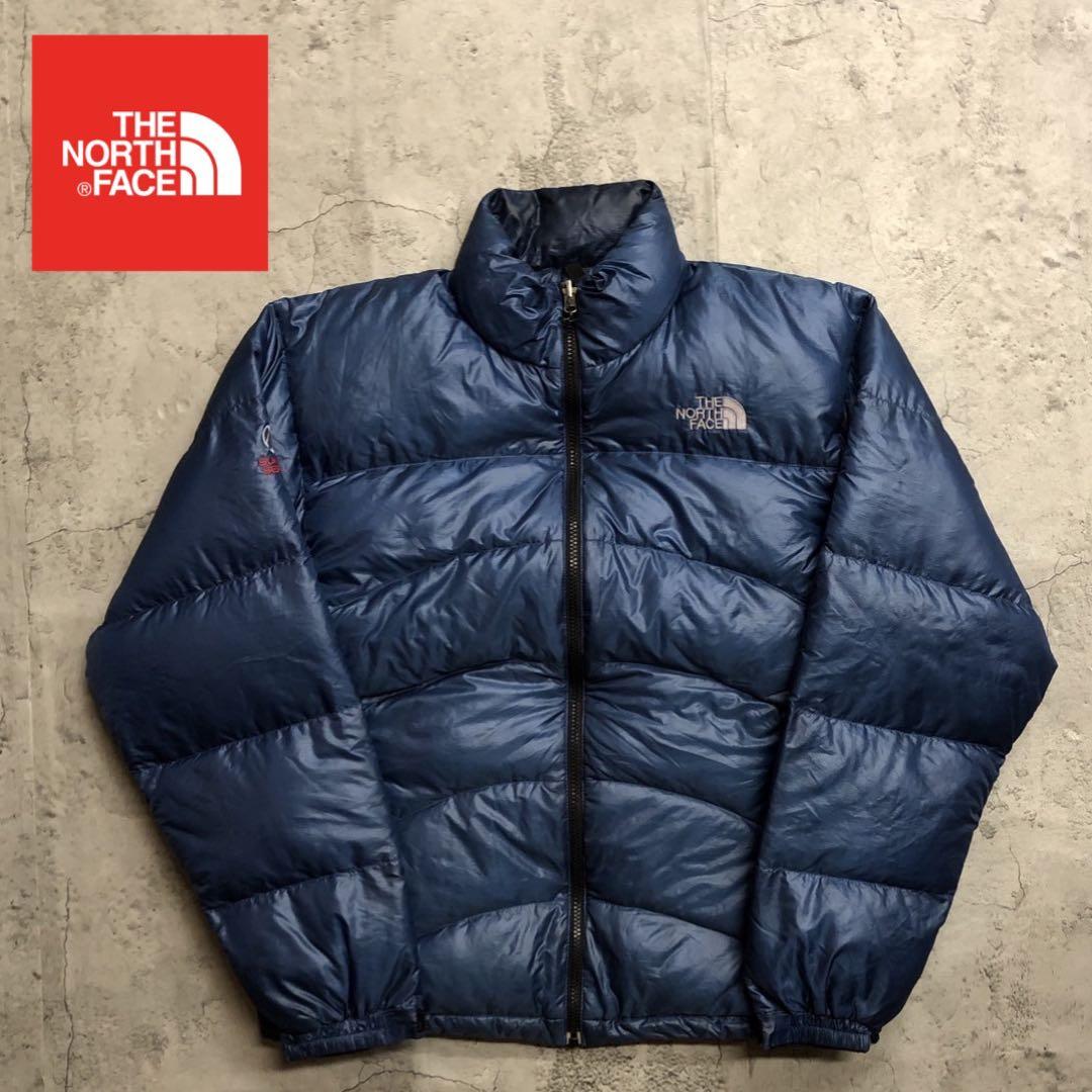 サミットシリーズ　刺繍　M ブルー　ヌプシ　ザノースフェイス　ダウンジャケット ザ・ノース・フェイス THE NORTH FACE ザ ノースフェイス The North