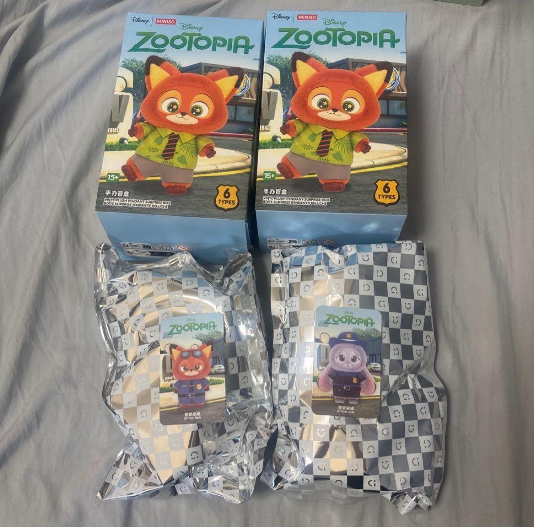 正規品】MINISO ZOOTOPIA 警官ニック 警官ジュディofficer - メルカリ