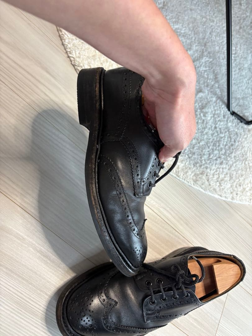 トリッカーズ バートン 8ハーフ 革靴 rrl - メルカリ