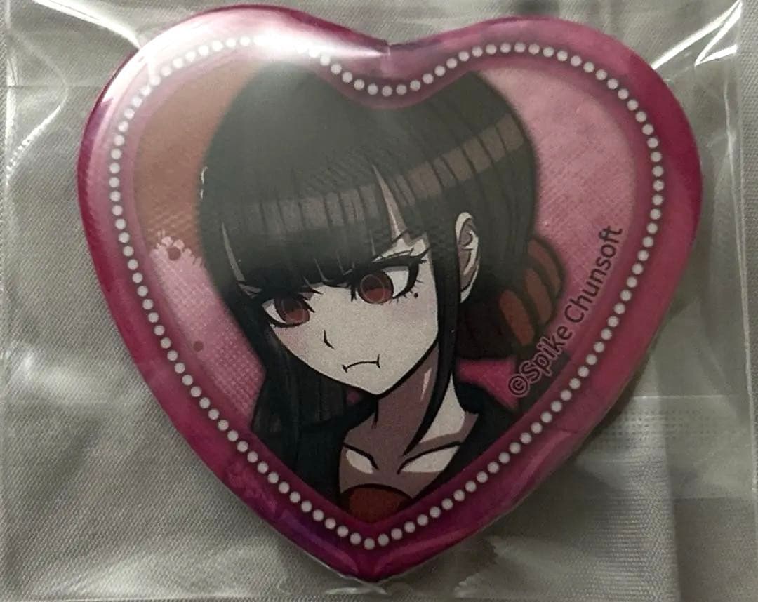 照れ顔ハート缶バッジ 春川魔姫 ダンガンロンパV3 ダンガンロンパ V3