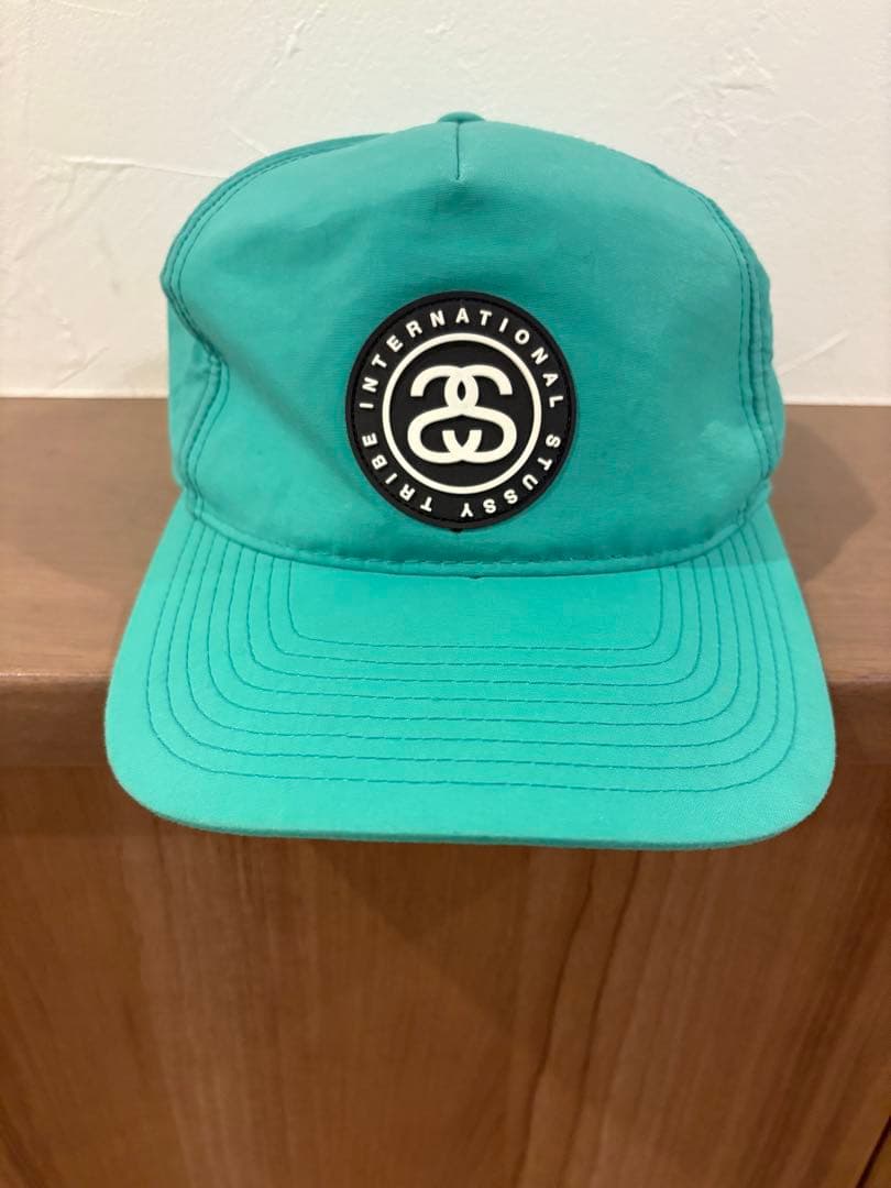 stussy ロゴ キャップ ターコイズ STUSSY（ステューシー） キャップ 帽子 STUSSY Oval Corp. Low Pro Cap