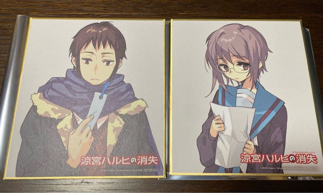 映画 涼宮ハルヒの消失 リバイバル上映 入場者特典 ミニ色紙 キョン