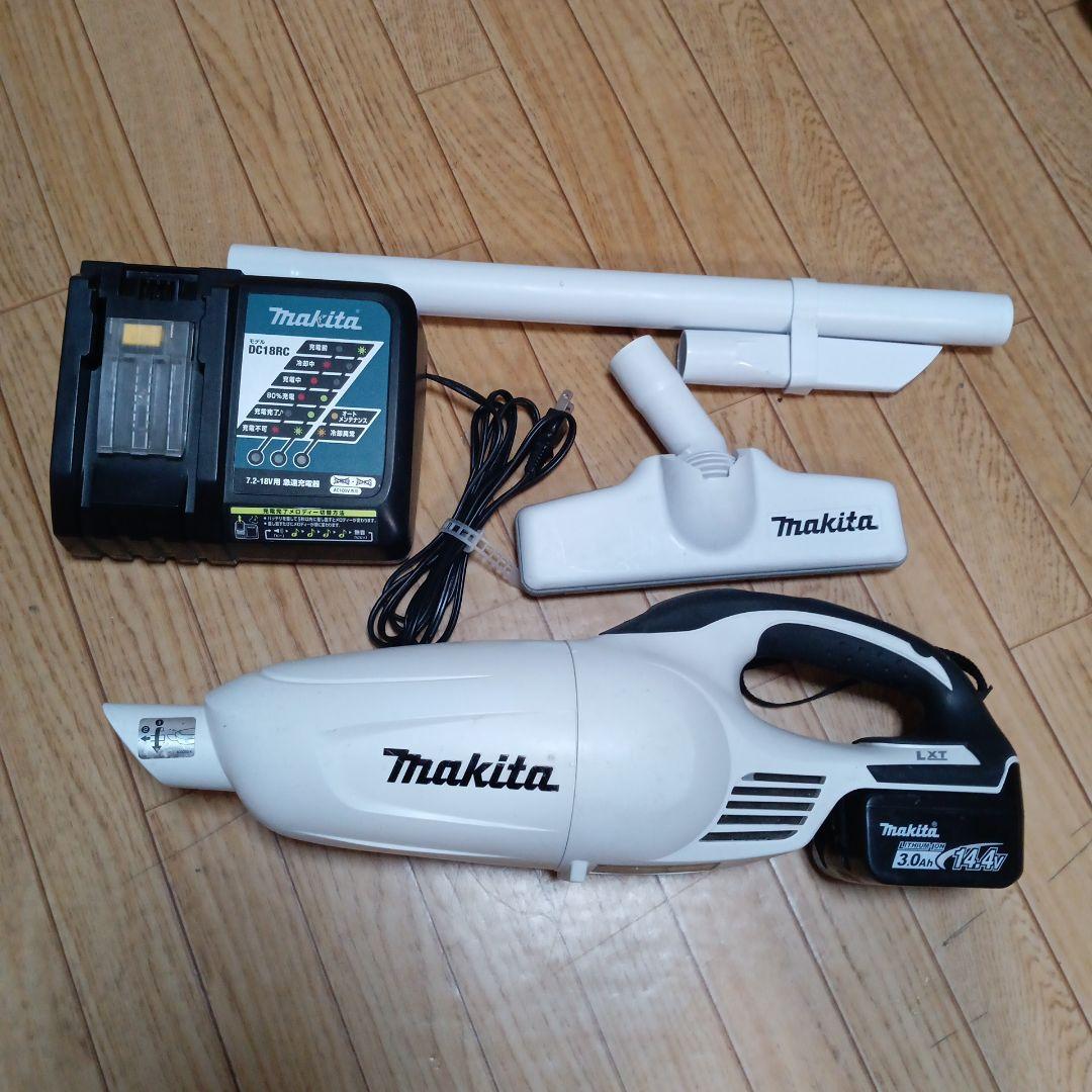 マキタ14.4V充電式クリーナCL141FD純正バッテリー、純正急速充電器付