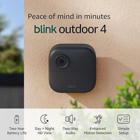 日本未発売 Amazon Blink 監視カメラ 6台 (マウントキット付) Amazon | Blink Outdoor 4カメラウォールマウント、3パック、(ブリンク