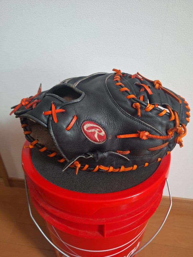 Rawlings 軟式グローブ 黒　キャッチャーミット中古 Rawlings 軟式 野球 グローブ キャッチャーミット 少年用 169 - メルカリ