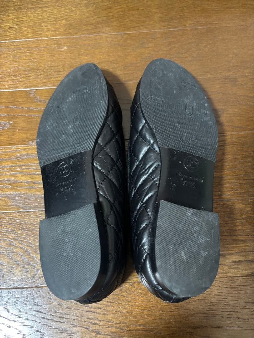 CHANEL マトラッセ　バレリーナ　シューズ　37.5C