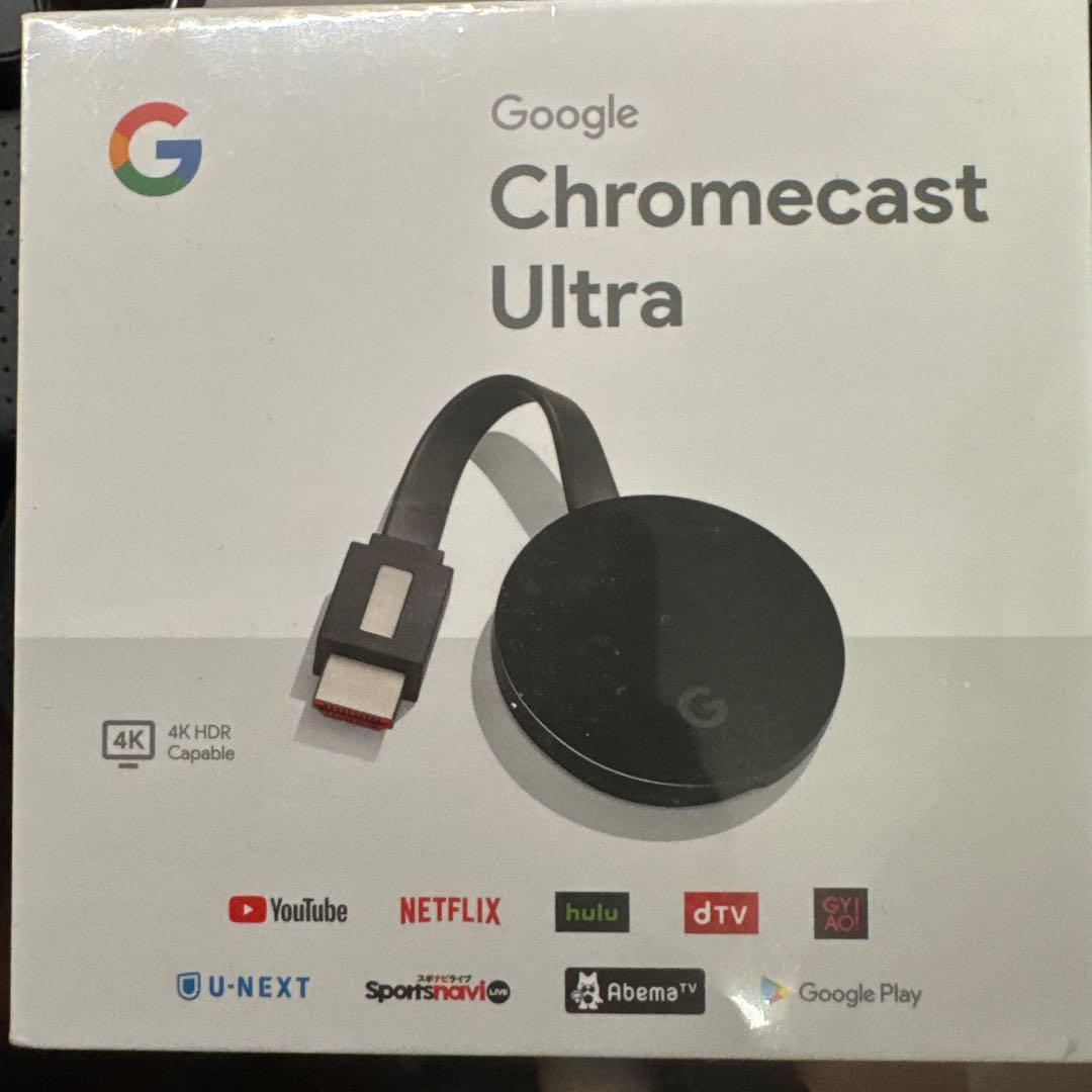 ⭐︎未開封⭐︎グーグル クロームキャスト ultra クロムキャスト ウルトラ google グーグル Chromecast Ultra クローム