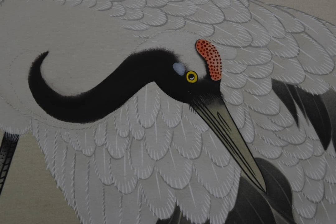 真作】中島佳香/老松双鶴図/掛軸☆宝船☆Z-787 - メルカリ