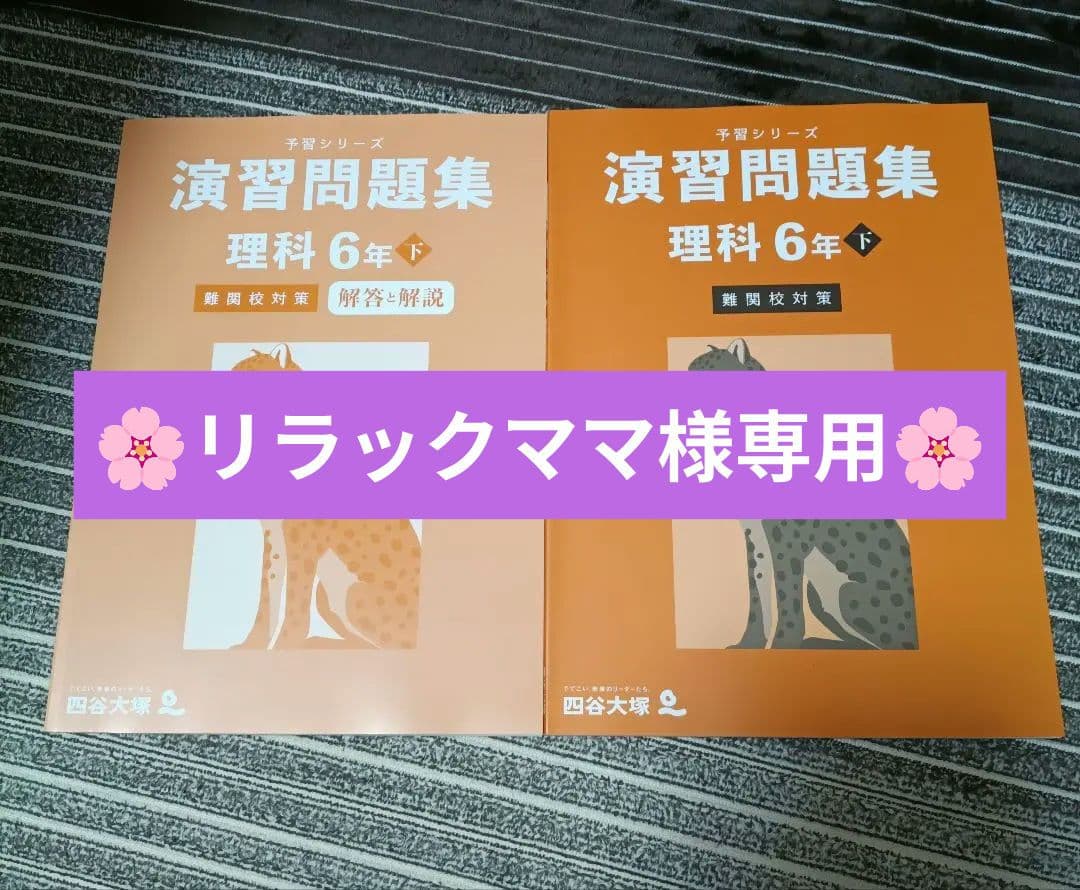 演習問題集 理科 6年 下 難関校対策（書き込み無し） - メルカリ