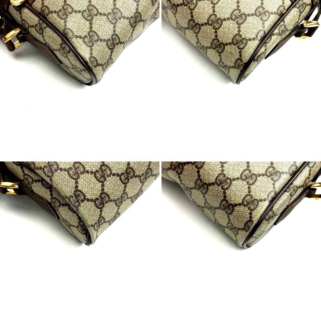 美品】グッチ ショルダーバッグ GGスプリーム シェリーライン PVC