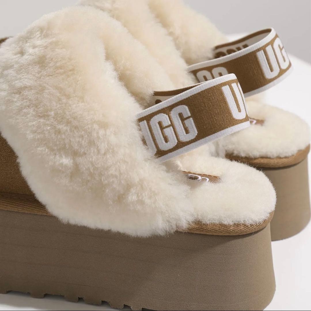 UGG FUNKETTE ファンケット 厚底 25cm チェスナット - メルカリ