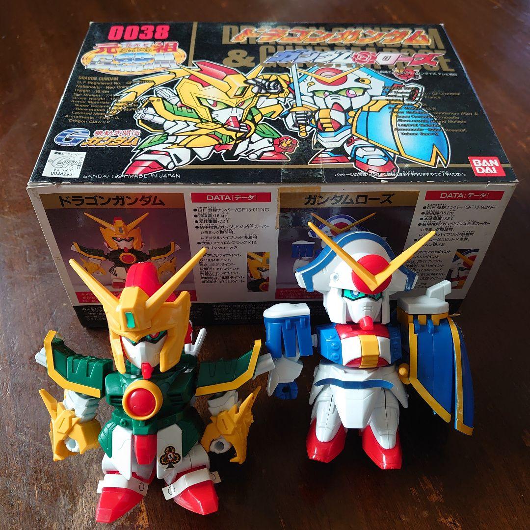 元祖SDガンダム 「ドラゴンガンダム」「ガンダムローズ」組立済 - メルカリ
