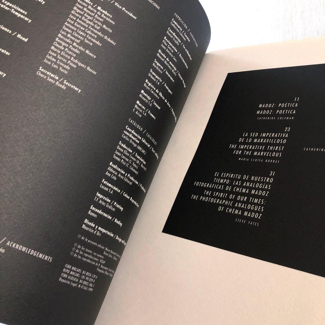 チェマ・マドス写真集 Chema Madoz Objetos 1990-1999