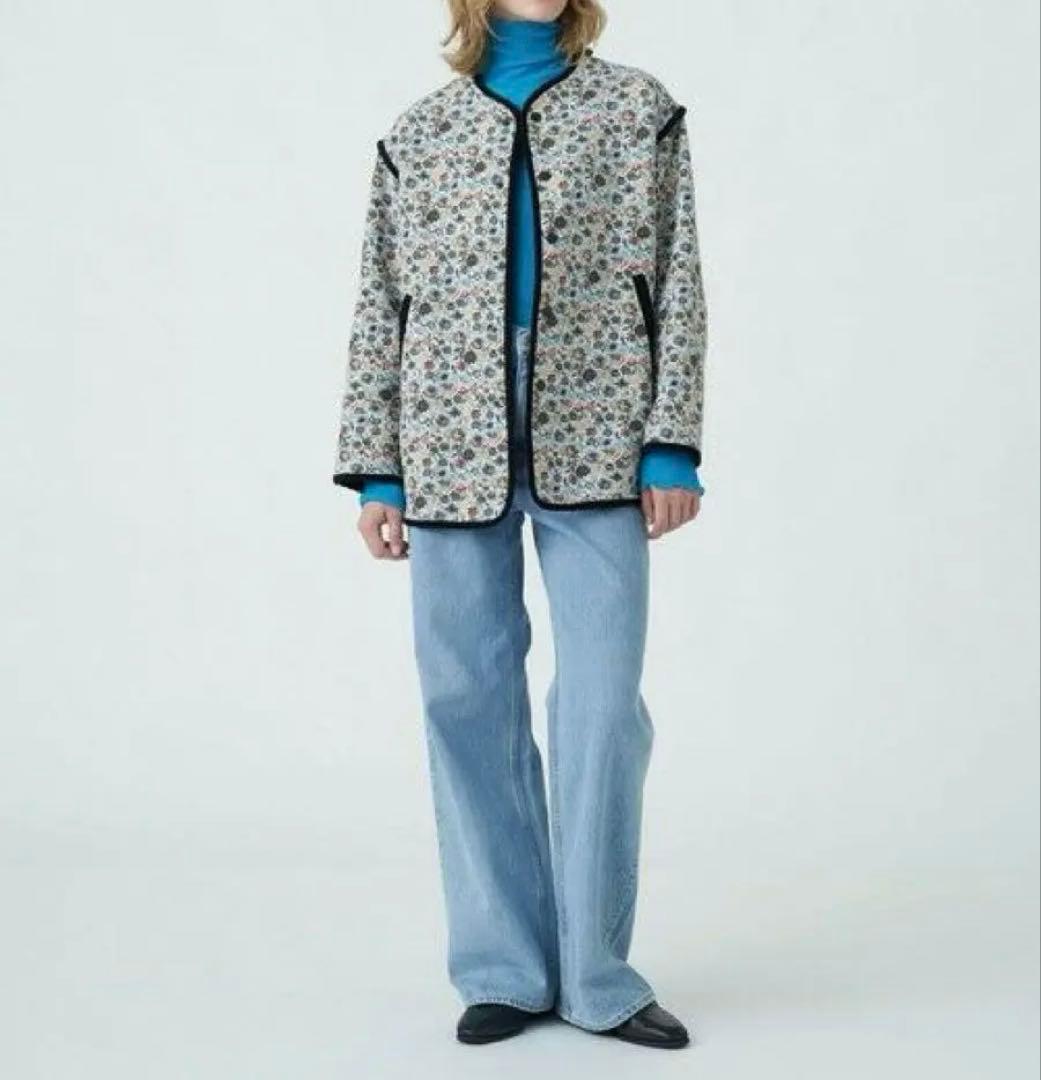 MACPHEE フローラルゴブラン ノーカラージャケット マカフィー 2023