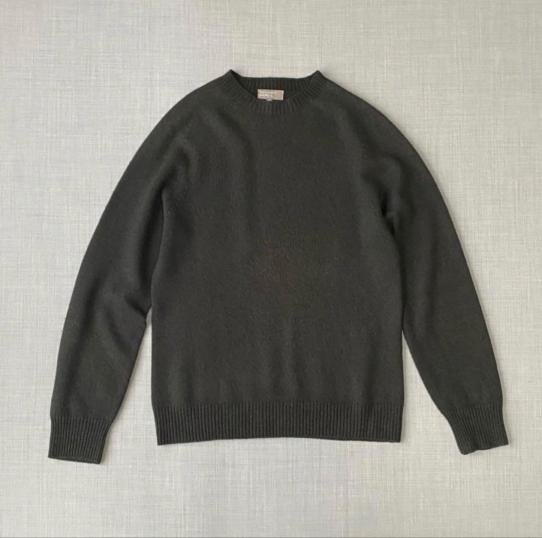 U*0様 MARGARET HOWELL ダークグレー セーター M Seamless Crew Neck in Grey
