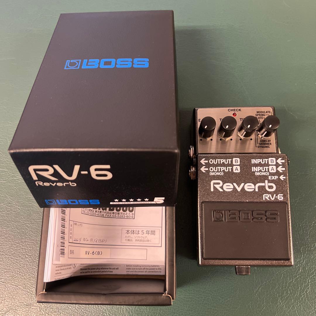 BOSS RV-6 Reverb 美品、元箱・保証書付き Amazon.com: BOSS RV-6 Reverb Guitar Pedal (RV-6) : Musical Instruments