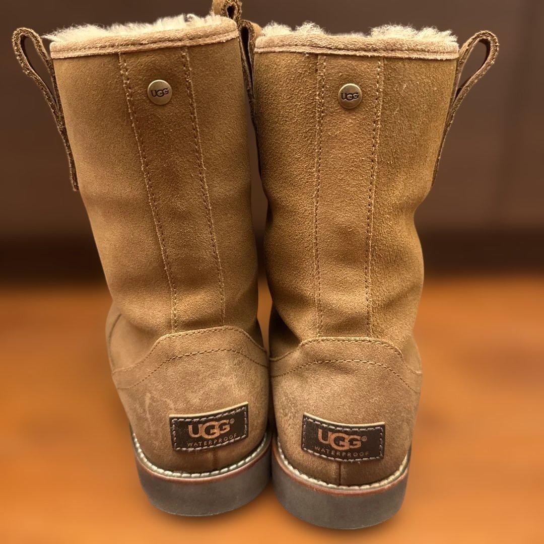 UGG アグ stoneman ストーンマン 防水 ムートン ペコスブーツ 茶