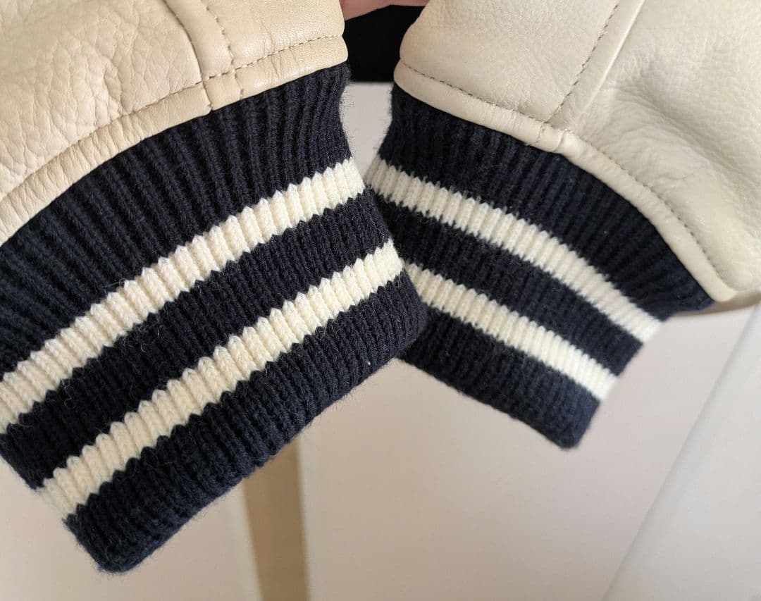 J. Press スタジャン 02 ネイビー/ホワイト Lサイズ