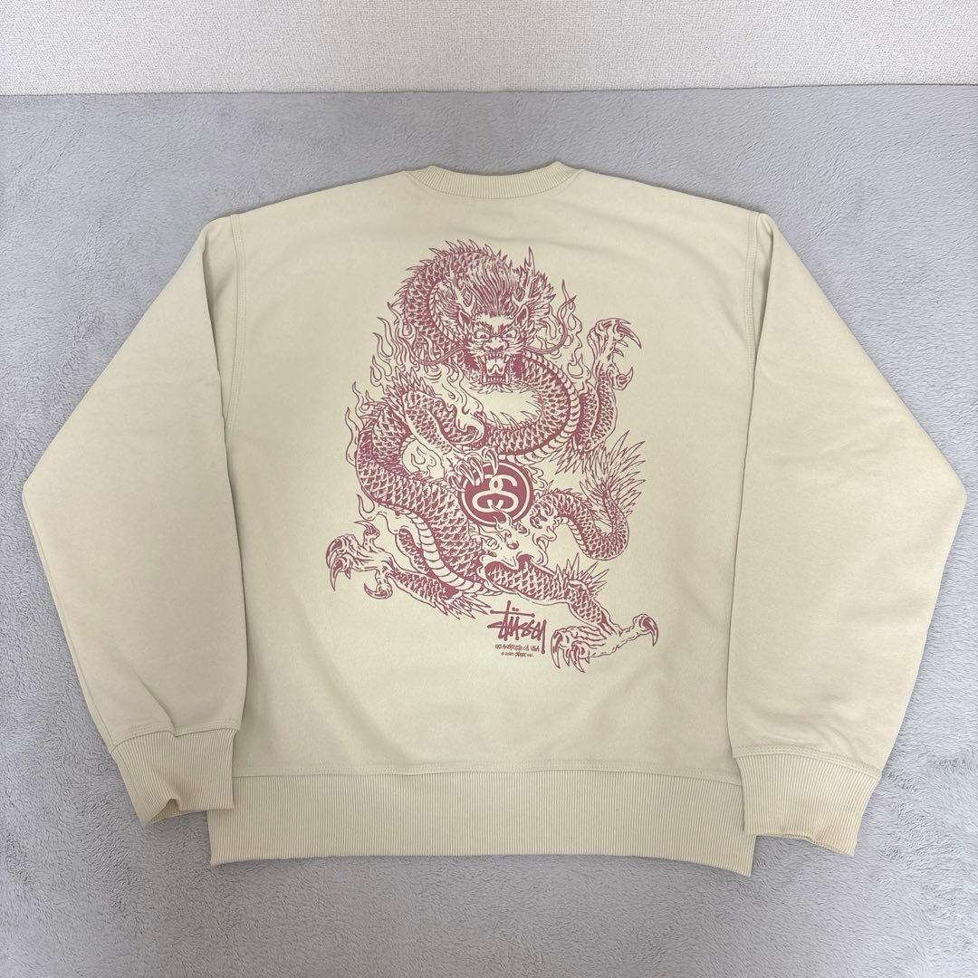トップス STUSSY DRAGON CREW L STUSSY（ステューシー）の「STUSSY/ステューシー DRAGON STUSSY CREW