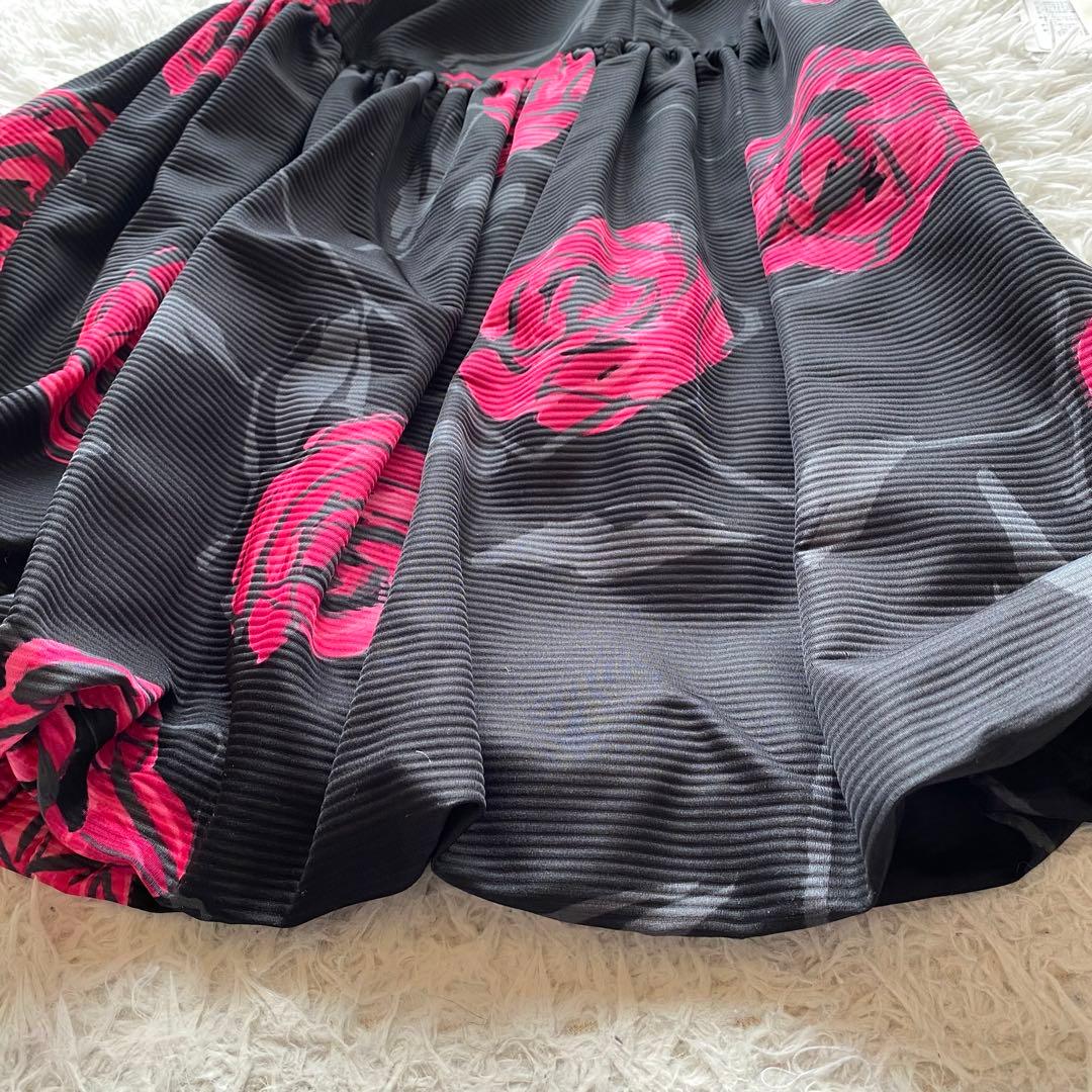 極美品、新品タグ✨エムズグレイシーワンピースバラベルトバルーン38 M