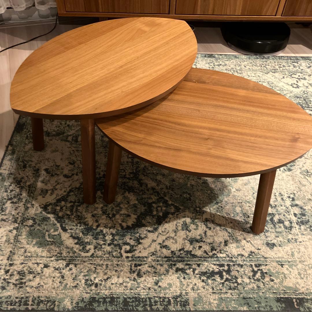 IKEA ストックホルム ネストテーブル2点セット 都内周辺限定 10月中