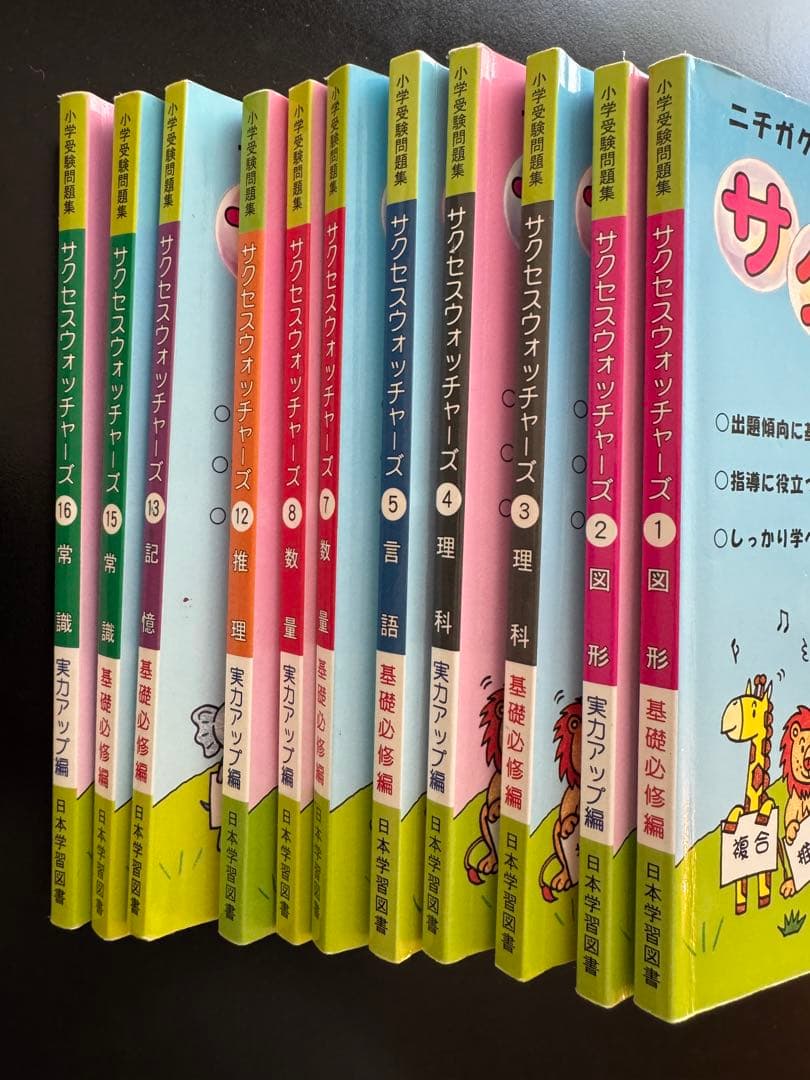 ニチガクの小学校受験用問題集　サクセスウォッチャーズ　11冊セット　まとめ売り 小学受験問題集 サクセスウォッチャーズ (6)言語 実力アップ編