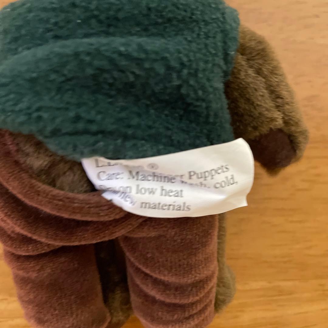 希少☆美品L.L.bean L.L.bear フィンガーパペット　3体セット