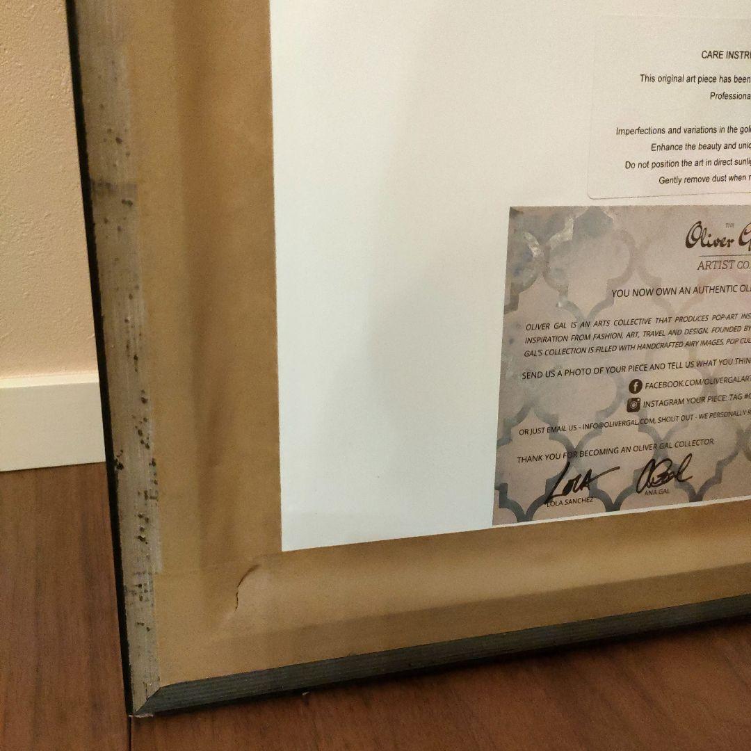 限定品】オリバーガル Chandelier 1996 ブループリント金箔アート