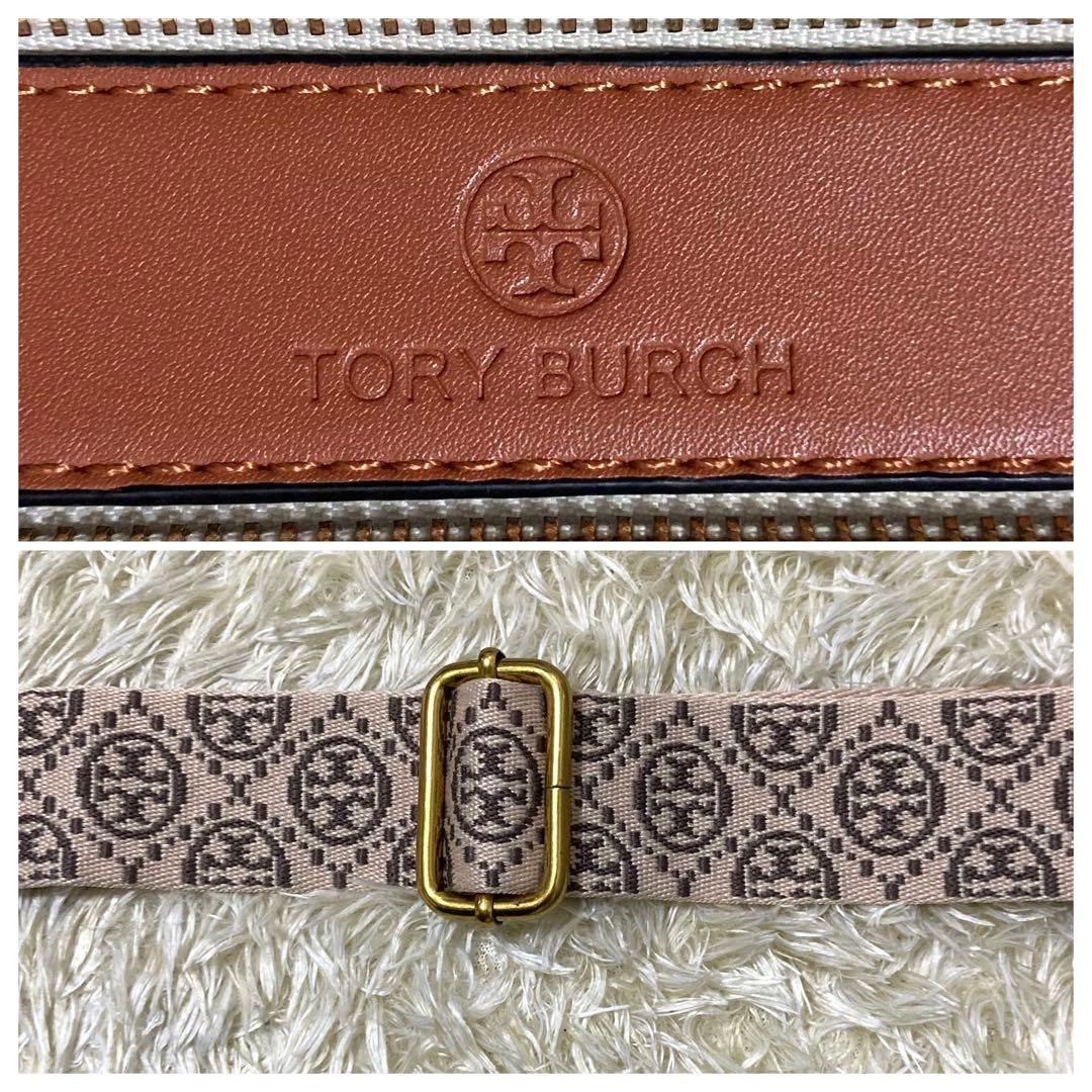 極美品】トリーバーチ フレミング ショルダーバッグ レザー キャンバス