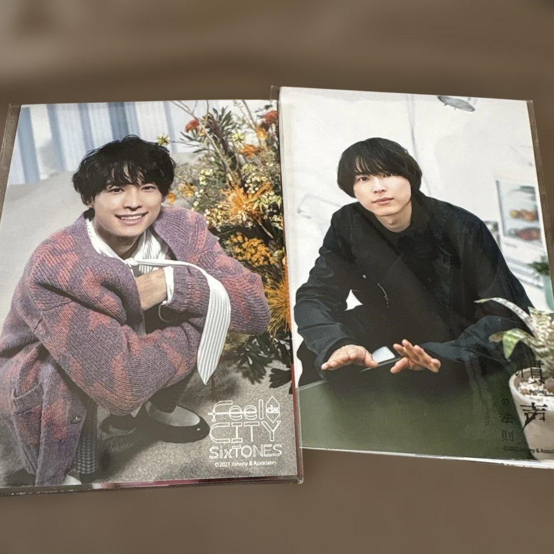 松村北斗 フォトセット 公式写真5枚 SixTONES ライブ - メルカリ