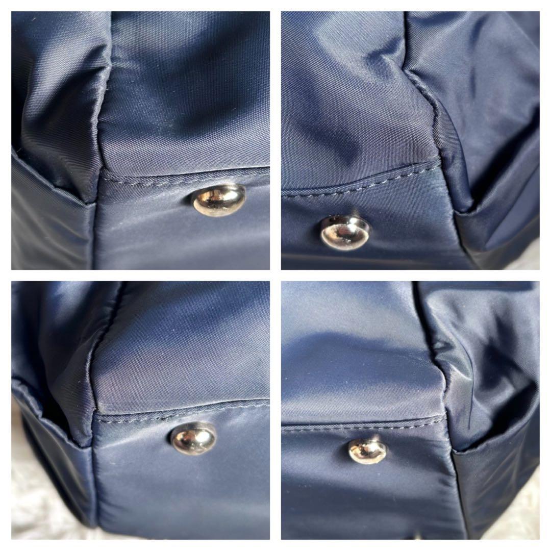 未使用 トッカ 完売品 DUAL RIBBON NYLON TOTEトートL 紺 - メルカリ