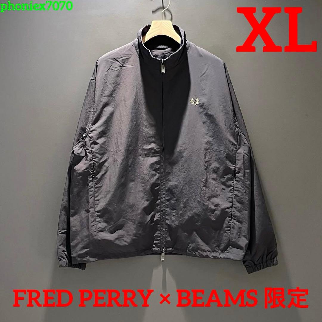 FRED PERRY × BEAMS【Shell Jacket】XLサイズ 灰 - メルカリ