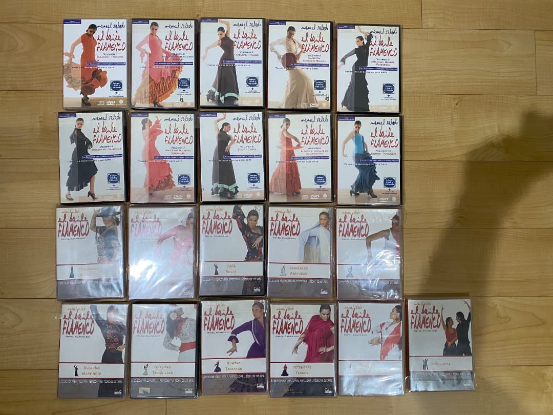 【21全巻セット】エル・バイレ・フラメンコ DVD教材 マヌエル・サラド