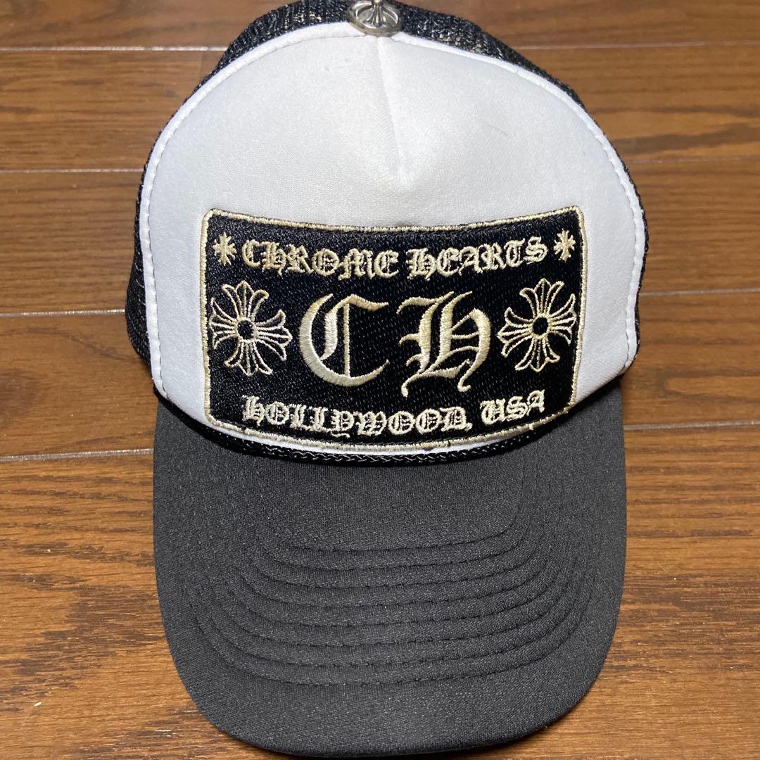 90s OLD クロムハーツOTTO トラッカーキャップ正規品白赤