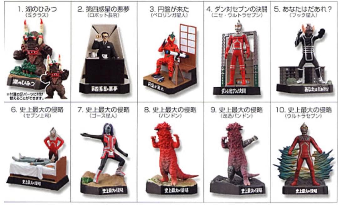 未開封】ウルトラ怪獣名鑑 ウルトラセブン 11点セット - メルカリ