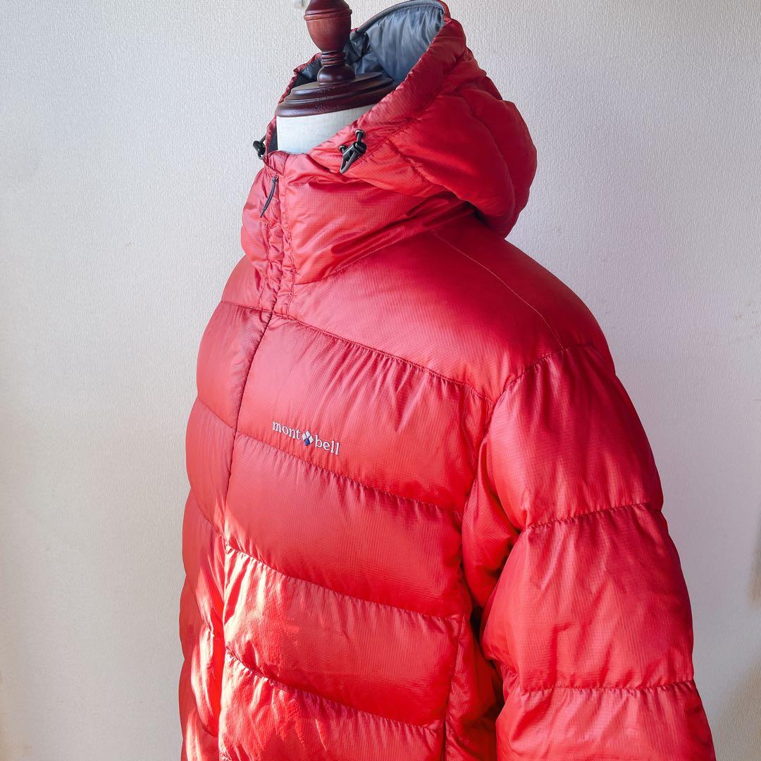 希少 90s オールド モンベル ライトアルパインダウンパーカ レッド XL