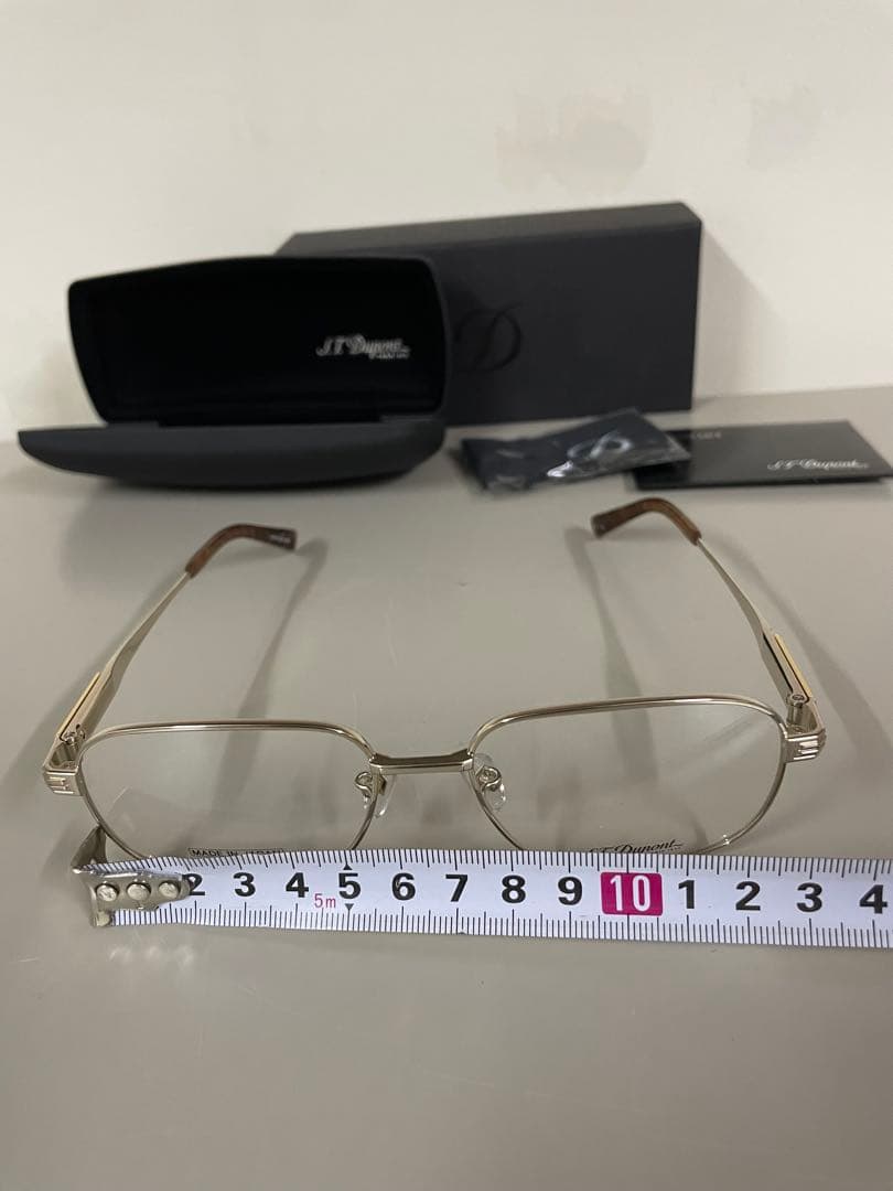 ➁未使用 S.T. Dupont ドゥポンメガネフレーム箱付き - メルカリ