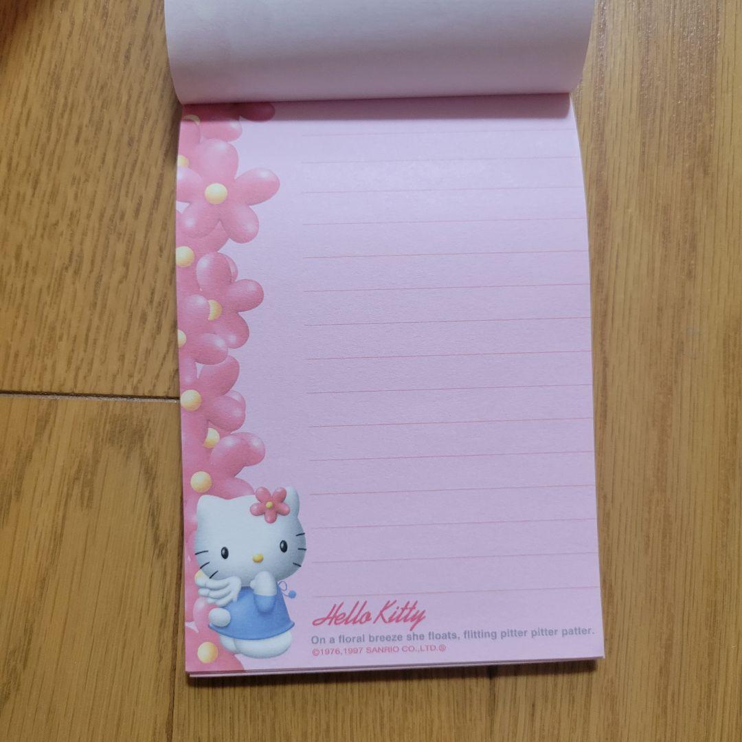 90年代・平成レトロ】エンジェルキティ ハローキティ メモ帳 - メルカリ