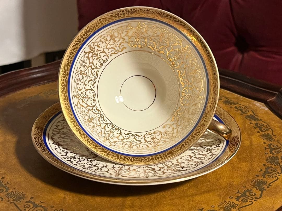 ドイツ製 SELTMANN WEIDEN 陶磁器 金彩 カップソーサー トリオ