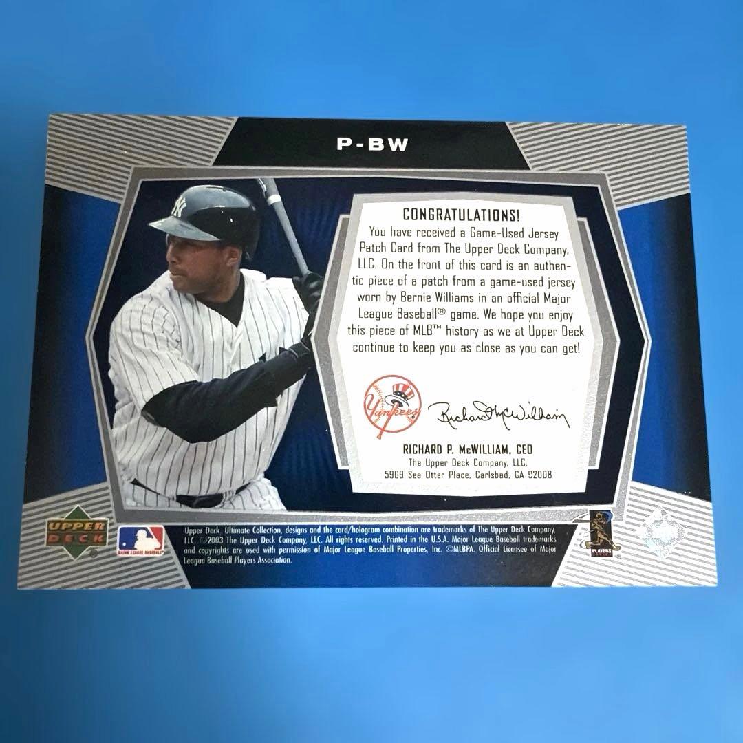 メジャー プロ野球カード バーニーウィリアム ジャージカード - メルカリ