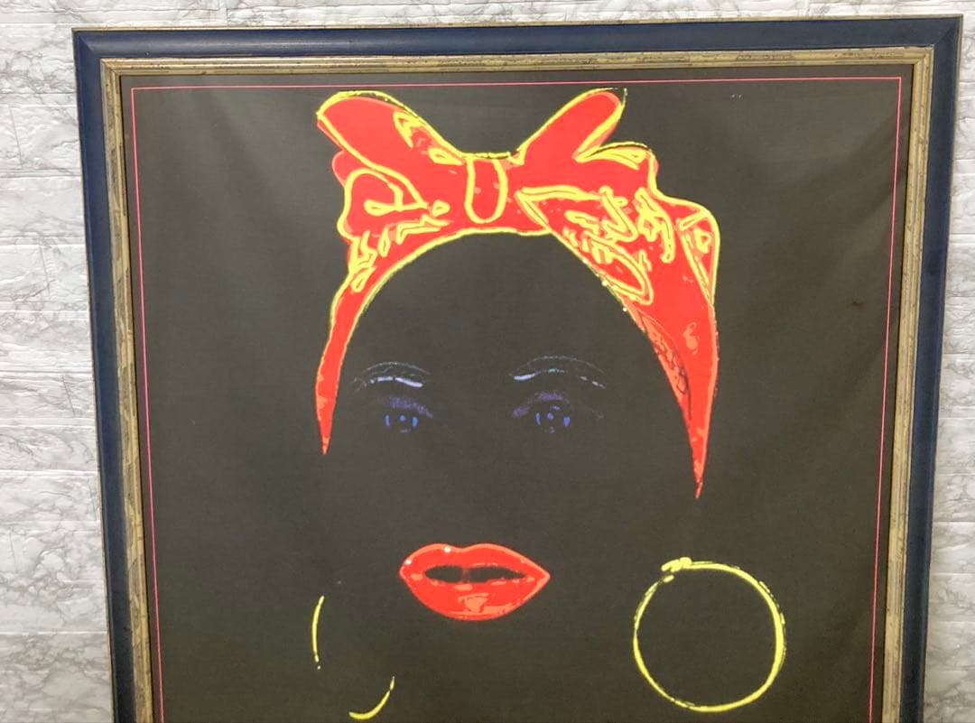 超希少 1989年】アンディーウォーホル ブラックマミー 約98×68cm