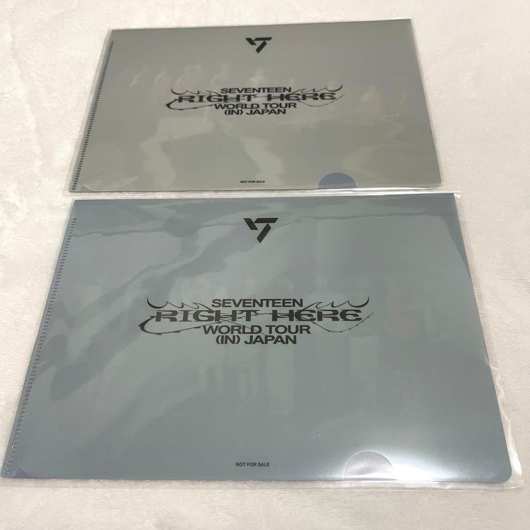 SEVENTEEN RIGHT HERE ユニバ特典 クリアファイル - メルカリ