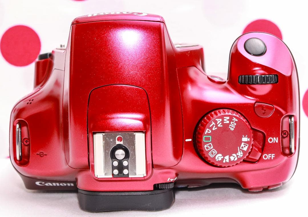Canon kiss x50♡希少レッドカラー♡エントリー向け♡スマホに転送♡