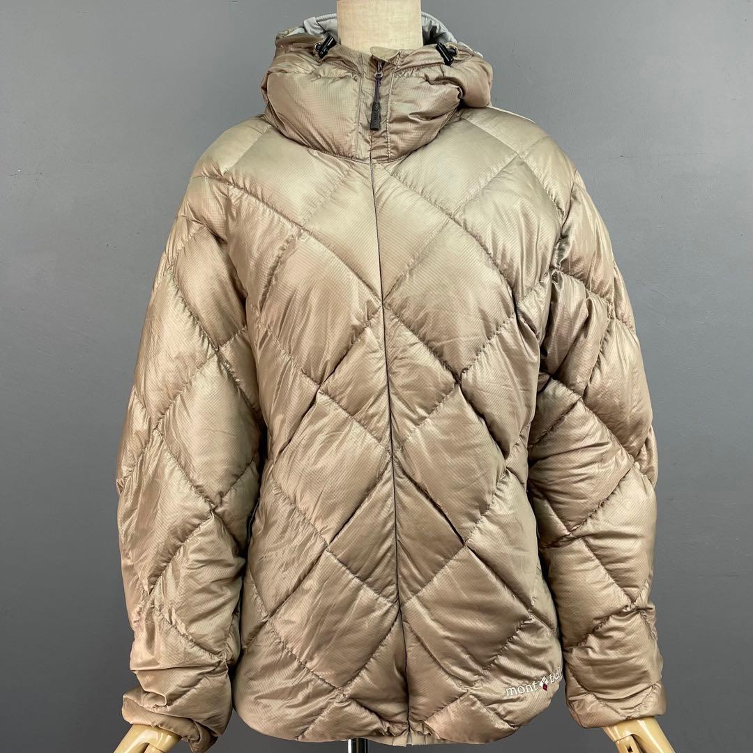 正規品 モンベル ライトアルパインダウンパーカ キルティング 刺繍