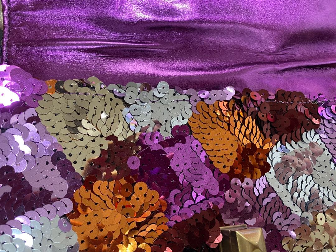 浜崎あゆみ PVで使用 スパンコールバッグ - メルカリ