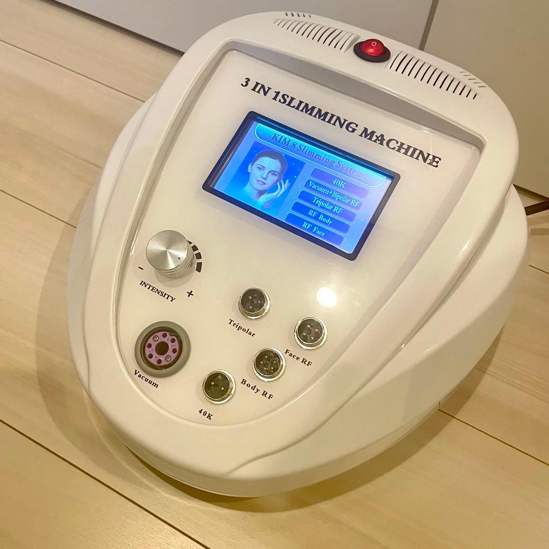 新品未使用】業務用40khzキャビテーション&ラジオ波 顔&身体用 正規品