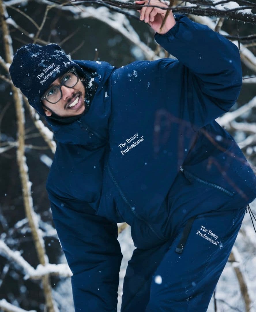 ENNOYとスタイリスト私物PADDEDNYLON HOODIE Pants L Lサイズ ENNOY スタイリスト私物 PADDED NYLON HOODIE BLACK エンノイ