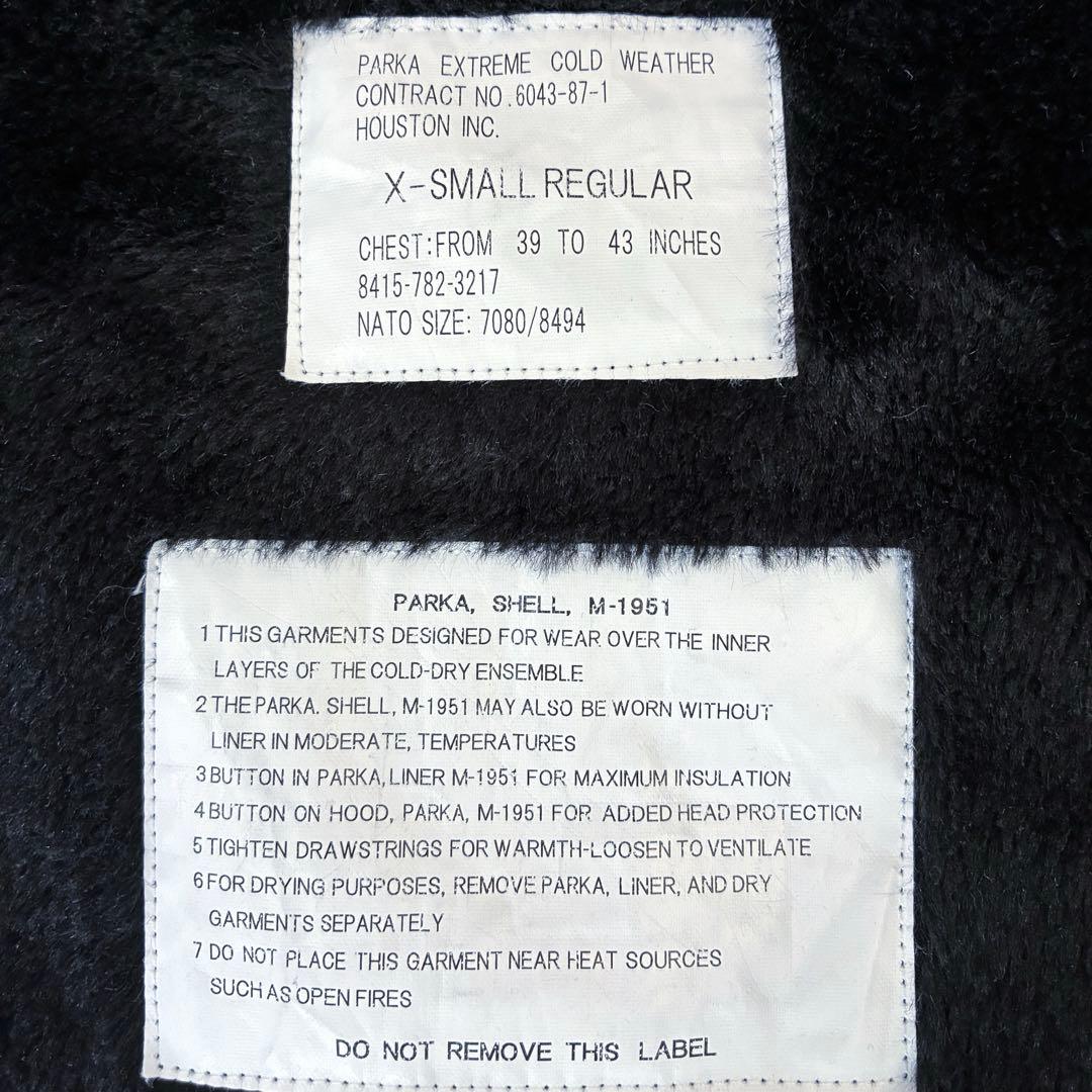 HOUSTON 米軍 M-51パーカ モッズコート（5409M） XSサイズ - メルカリ