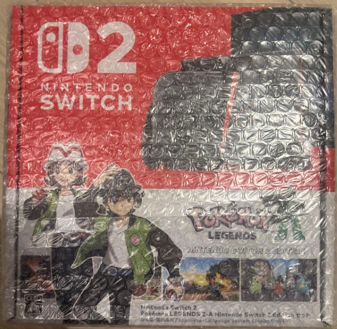 【新品未開封】Nintendo Switch2 ポケモンレジェンズza 同梱版 スイッチ2『ポケモンレジェンズZ-A』同梱版がポケセンオンラインで抽選